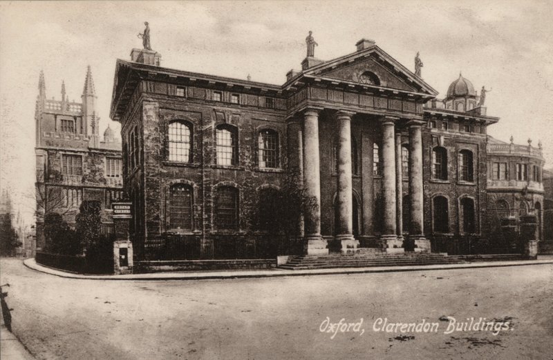 Oxford, Clarendon Buildings (s/h-billede) af English Photographer