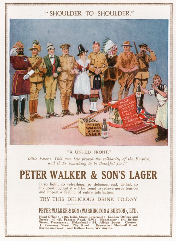 Peter Walker and Sons Camp. Annonce af English Photographer
