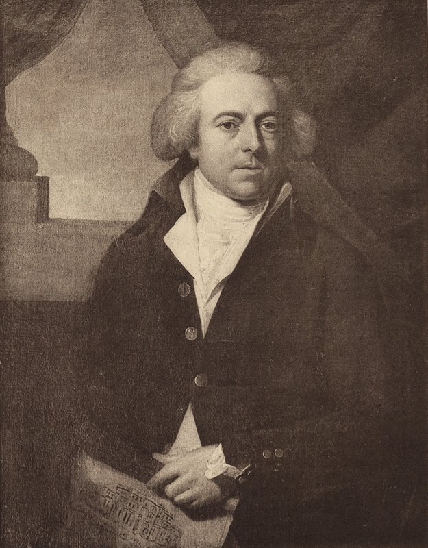 Portræt af Robert Adam (s/h-foto) af English Photographer