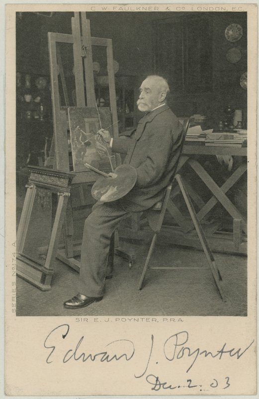 Portræt af Sir Edward J Poynter af English Photographer