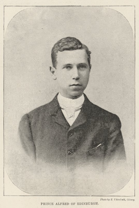 Prins Alfred af Edinburgh af English Photographer