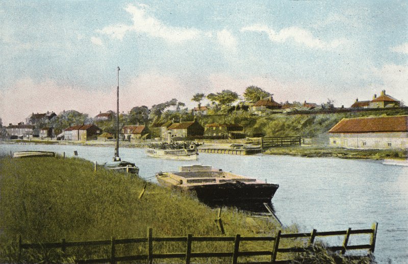 Reedham, fra Railway Bridge af English Photographer
