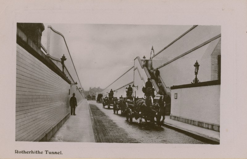 Rotherhithe-tunnelen af English Photographer