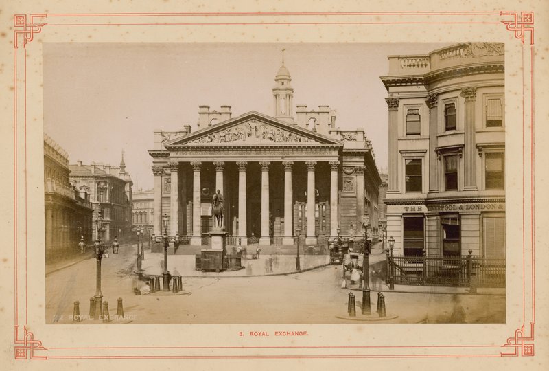 Royal Exchange, London af English Photographer
