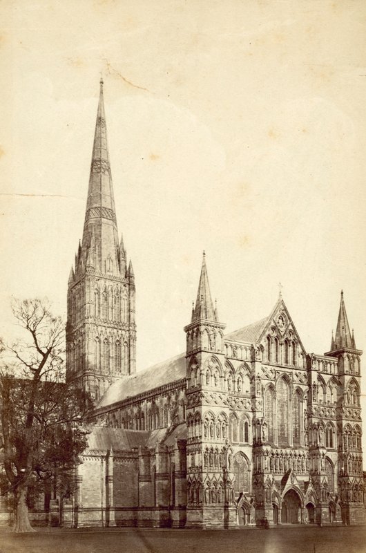 Salisbury katedral af English Photographer