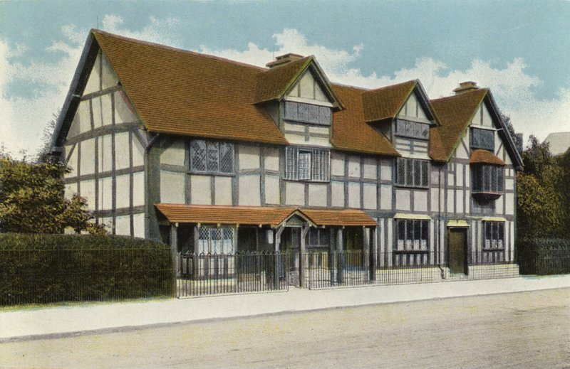 Shakespeares hus, Stratford-on-Avon af English Photographer