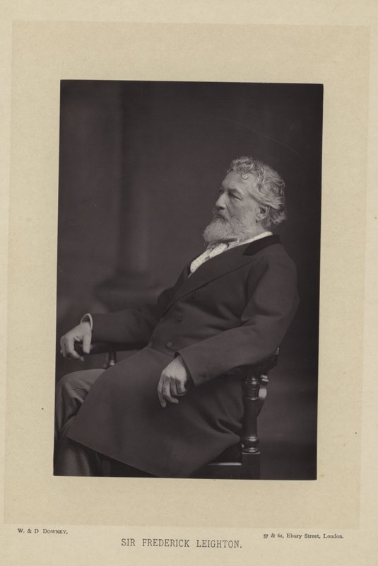 Sir Frederick Leighton af English Photographer