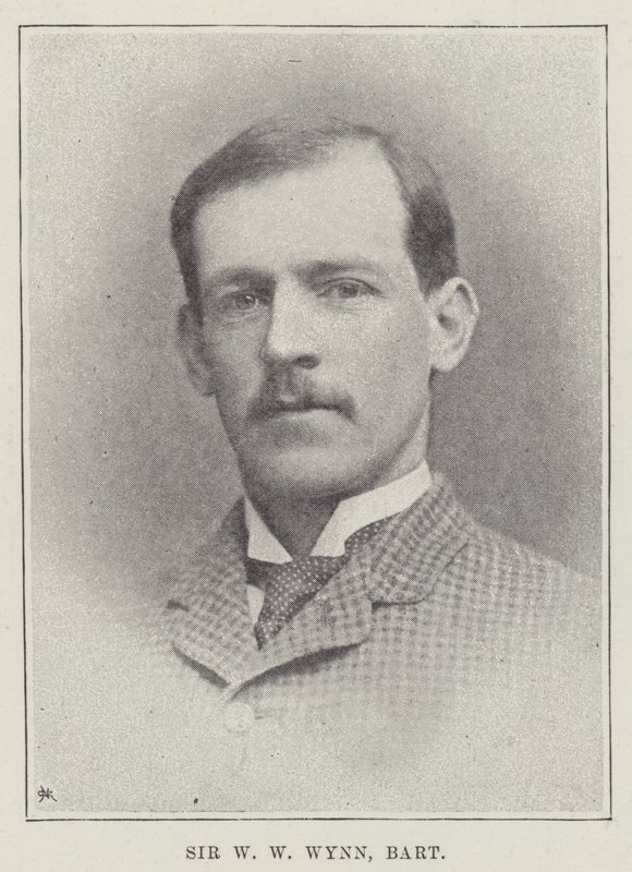 Sir WW Wynn, baronet af English Photographer