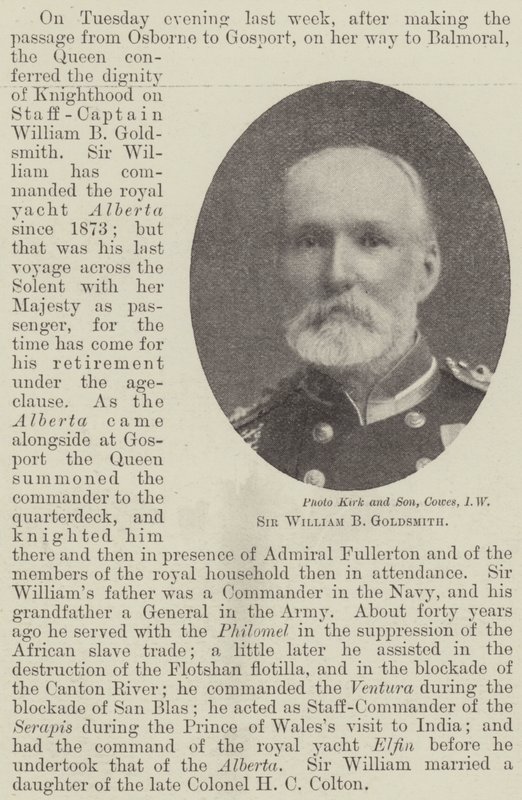 Sir William B Goldsmith af English Photographer