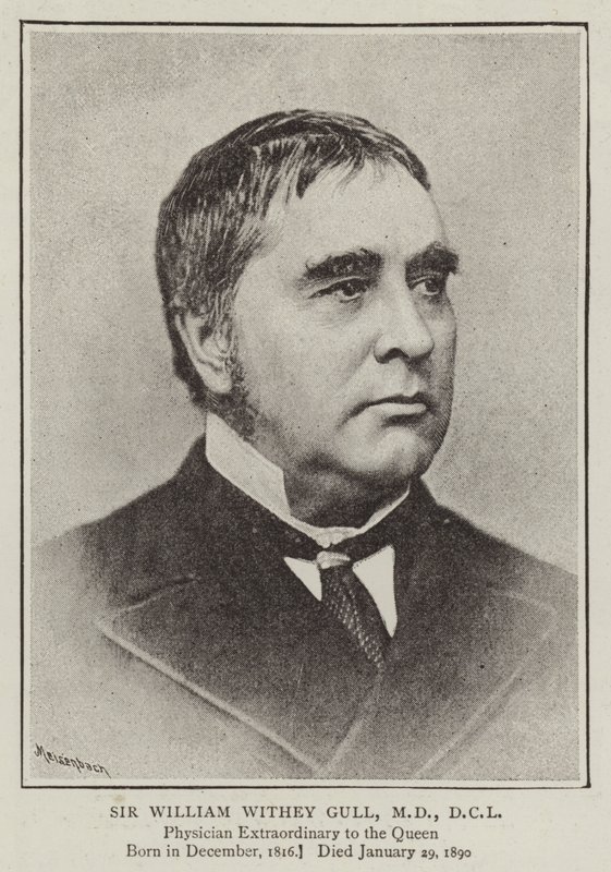 Sir William Withey Gull, MD, DCL af English Photographer