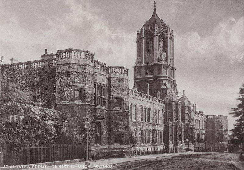 St Aldates Front, Christ Church, Oxford af English Photographer