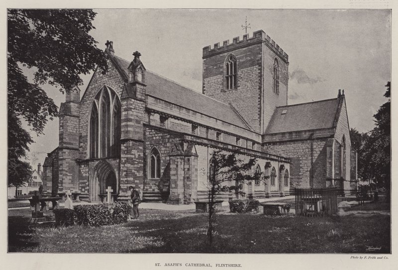 St Asaphs Cathedral, Flintshire af English Photographer