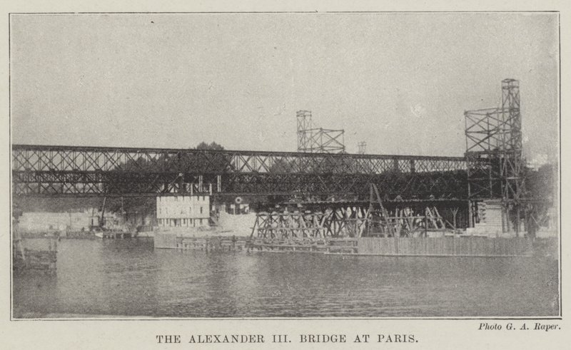 Alexander III, broen i Paris af English Photographer