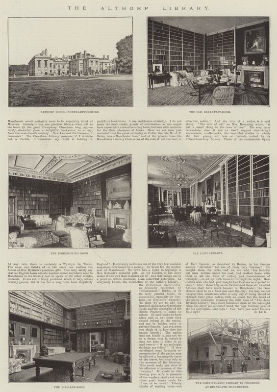 Althorp Bibliotek af English Photographer