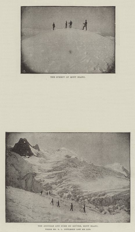 Bestigningen af Mont Blanc af English Photographer
