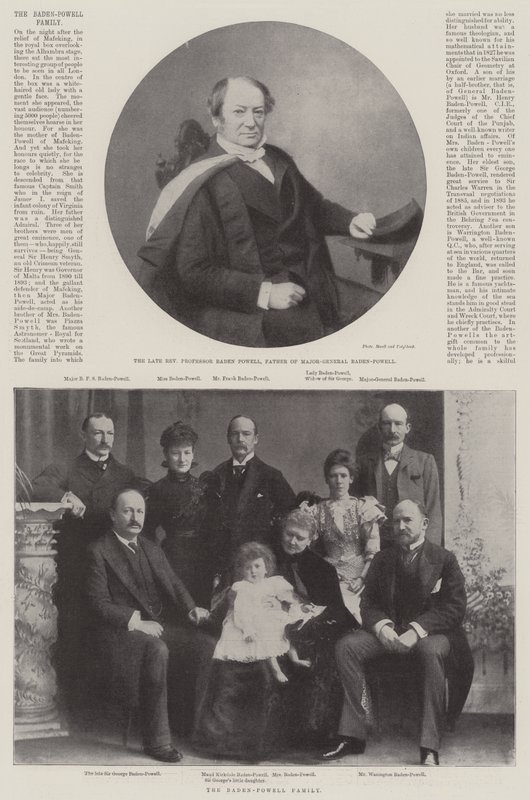 Familien Baden-Powell af English Photographer