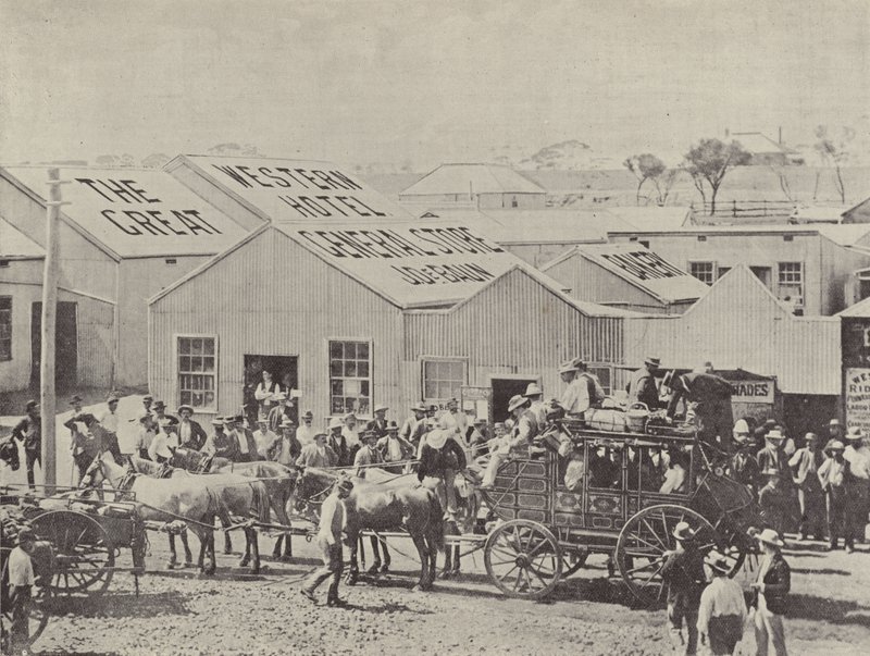 The Coach Office, Bayley Street, Coolgardie, WA af English Photographer