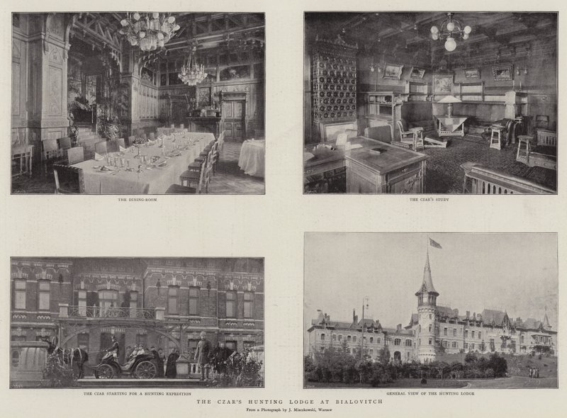 Czars Hunting Lodge i Bialovitch af English Photographer