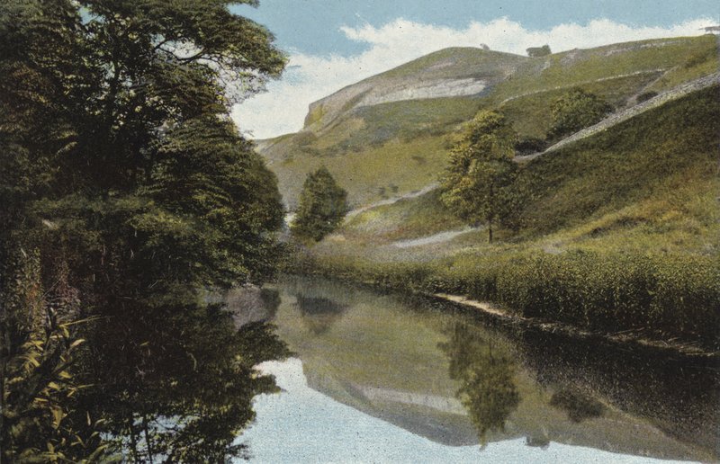 The High Tor, Millers Dale af English Photographer