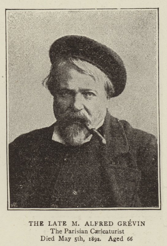 Afdøde M Alfred Grevin af English Photographer