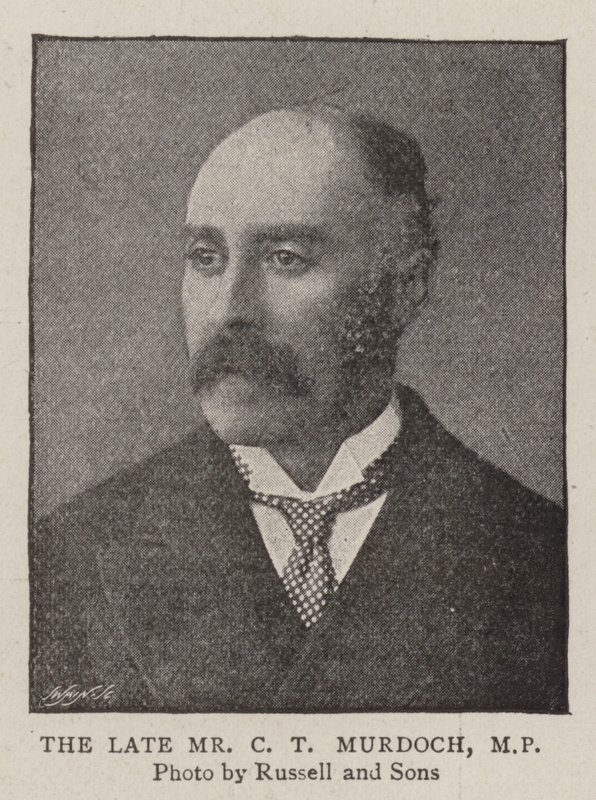 Den afdøde hr. C T Murdoch, MP af English Photographer