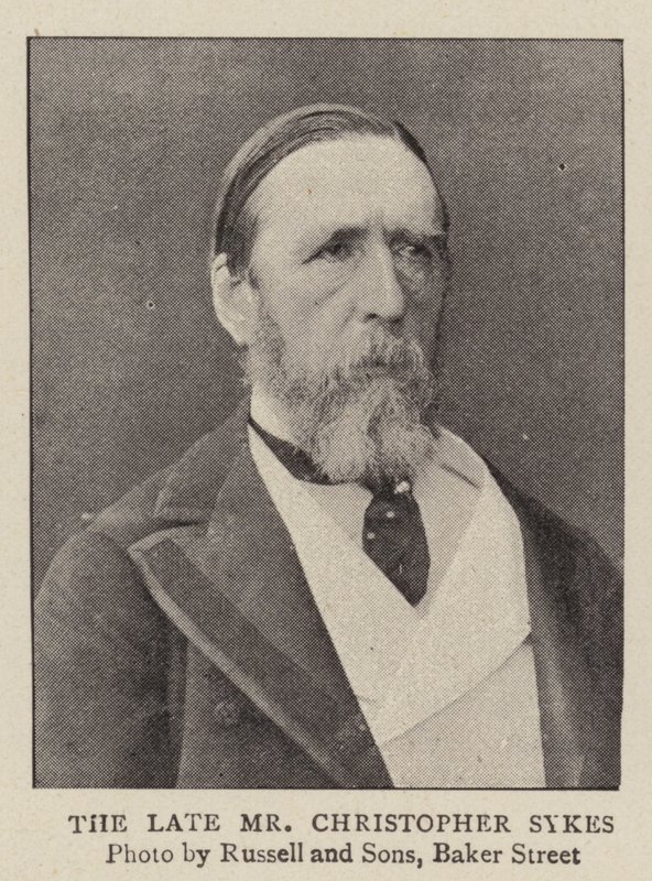 Den afdøde hr. Christopher Sykes af English Photographer