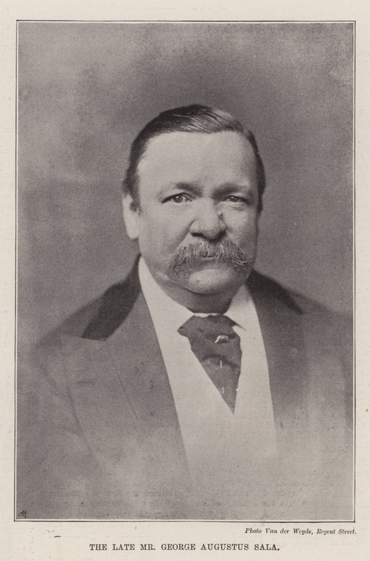 Den afdøde hr. George Augustus Sala af English Photographer