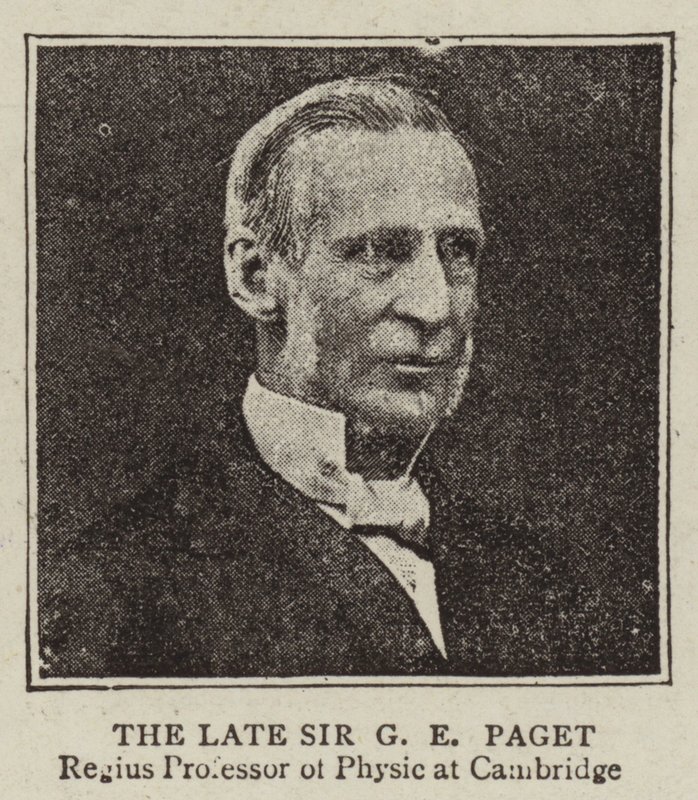 Den afdøde Sir G E Paget af English Photographer
