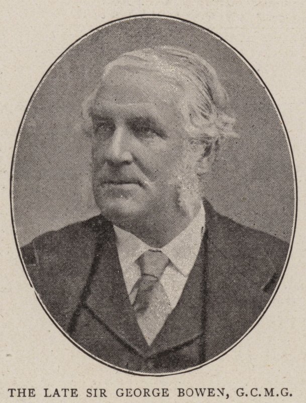 Den afdøde Sir George Bowen, GCMG af English Photographer