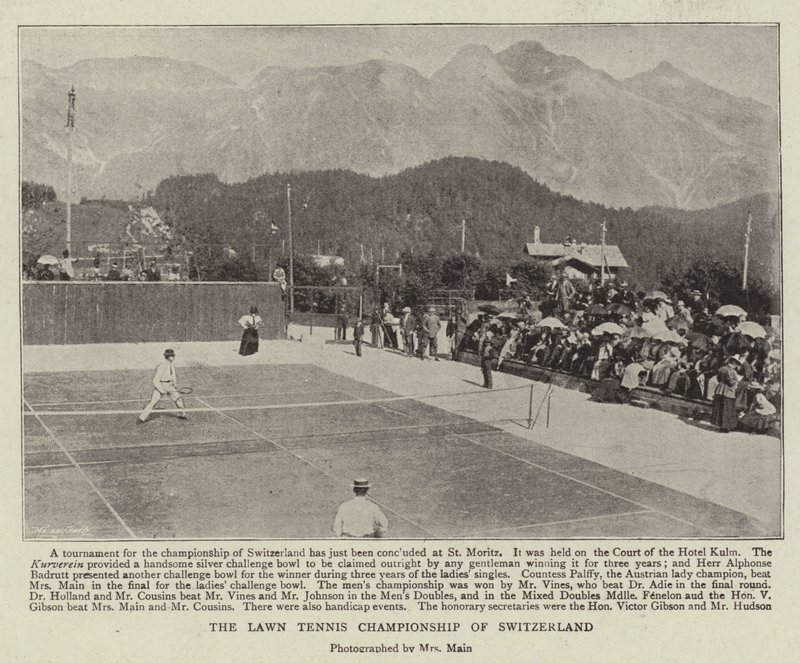 Plæne-tennismesterskabet i Schweiz af English Photographer