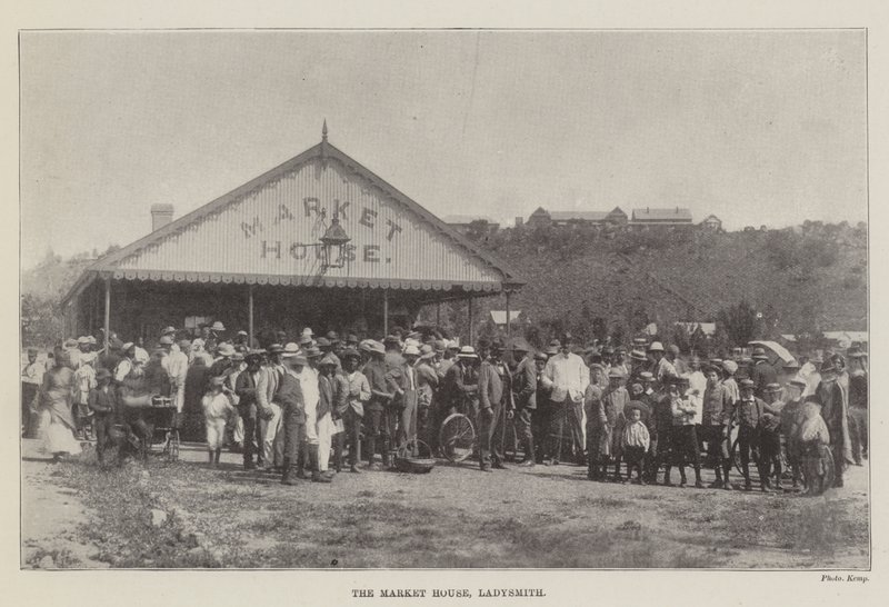 Markedshuset, Ladysmith af English Photographer