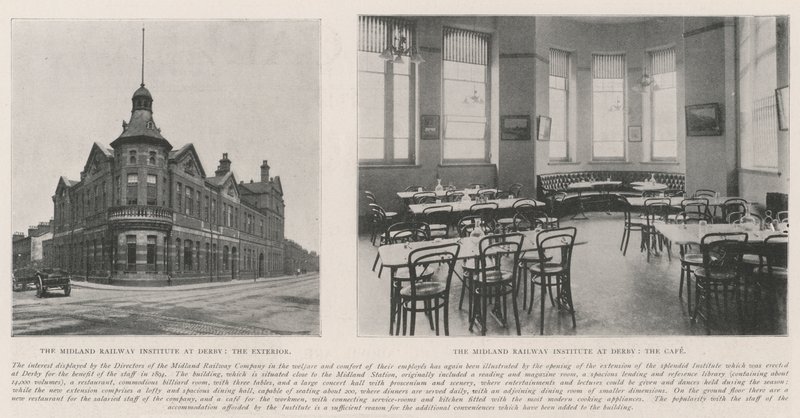 Midland Railway Institute i Derby af English Photographer
