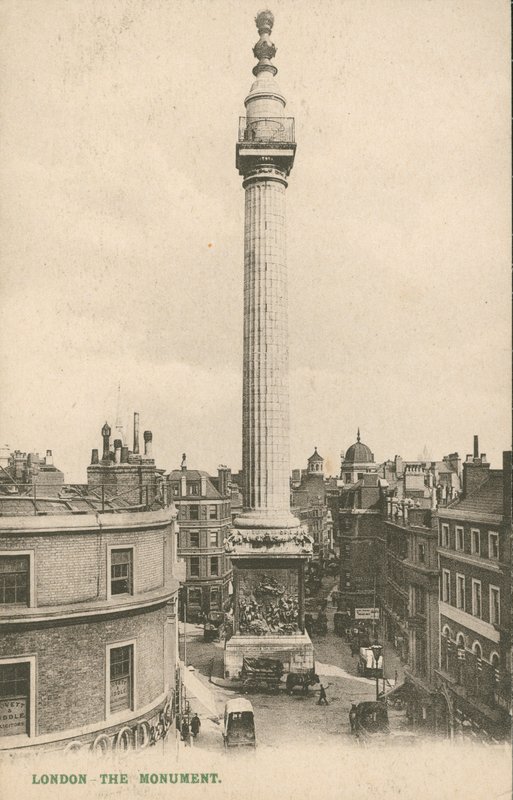 Monumentet, London af English Photographer