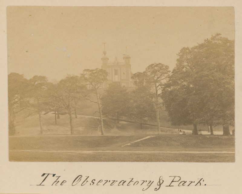 Observatoriet og parken, Greenwich af English Photographer