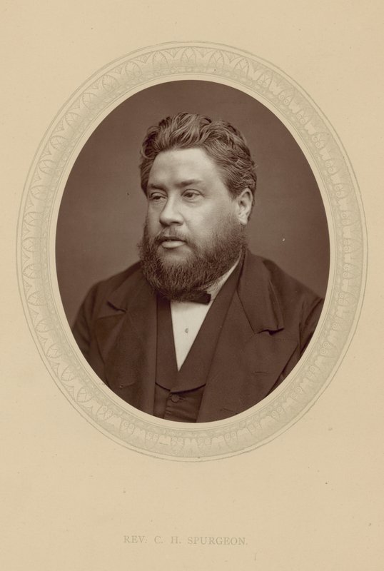 Pastor Charles Haddon Spurgeon af English Photographer
