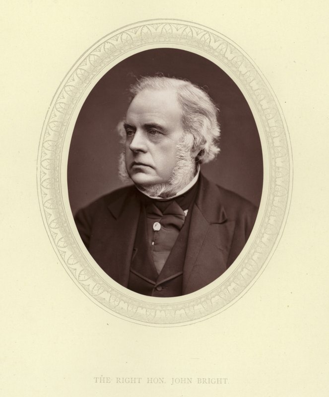Den højre Hon. John Bright af English Photographer