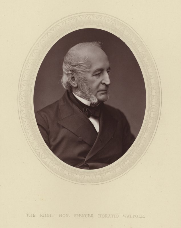 Den højre Hon. Spencer Horatio Walpole af English Photographer