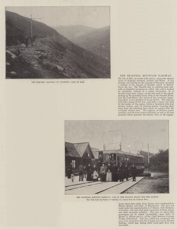 Snaefell Mountain Railway af English Photographer