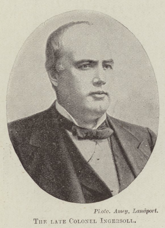 Afdøde oberst Ingersoll af English Photographer