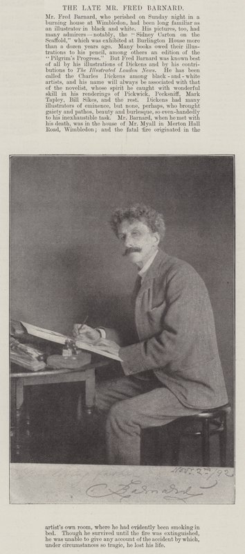 Afdøde Fred Barnard af English Photographer