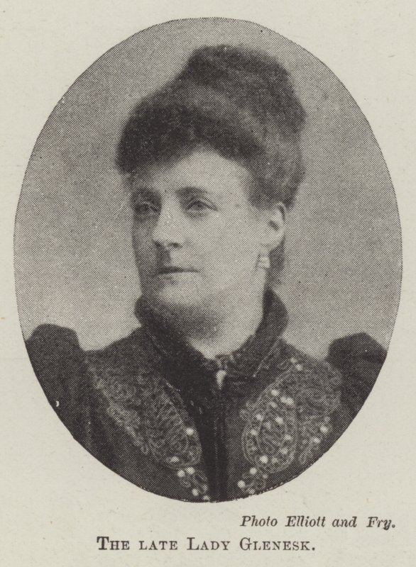 Afdøde Lady Glenesk af English Photographer