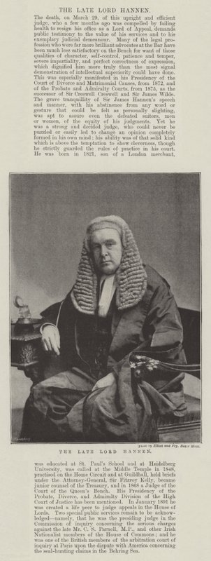 Afdøde Lord Hannen af English Photographer