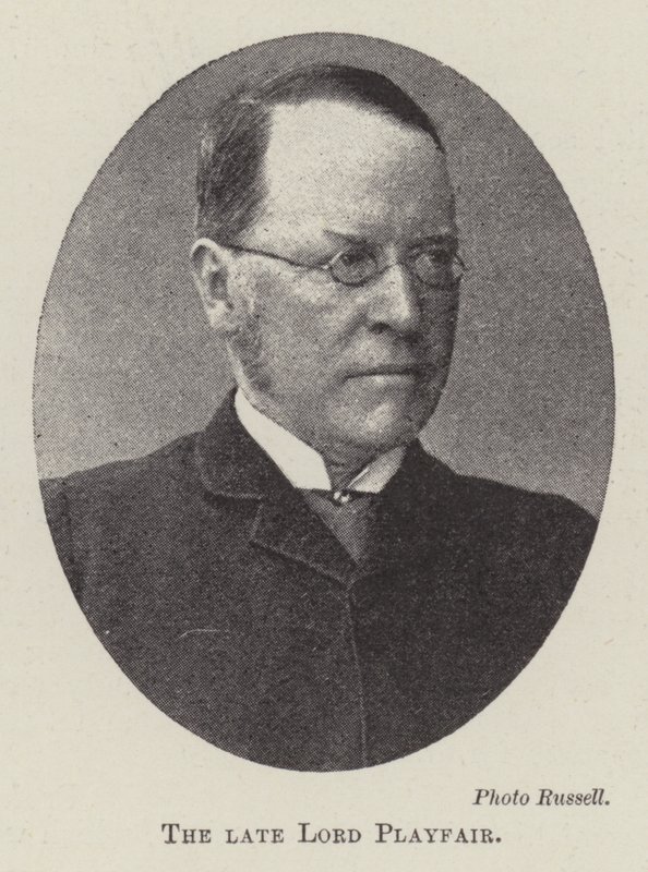 Den afdøde Lord Playfair af English Photographer