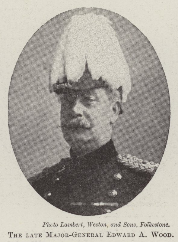 Den afdøde generalmajor Edward A Wood af English Photographer