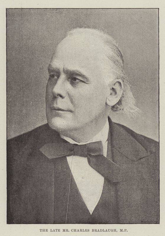 Den afdøde Charles Bradlaugh, MP af English Photographer