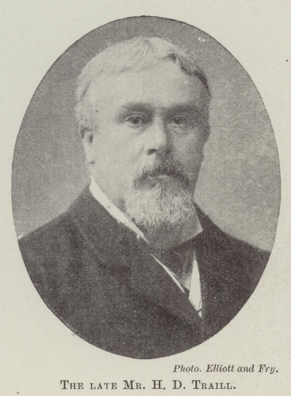Afdøde hr. H D Traill af English Photographer