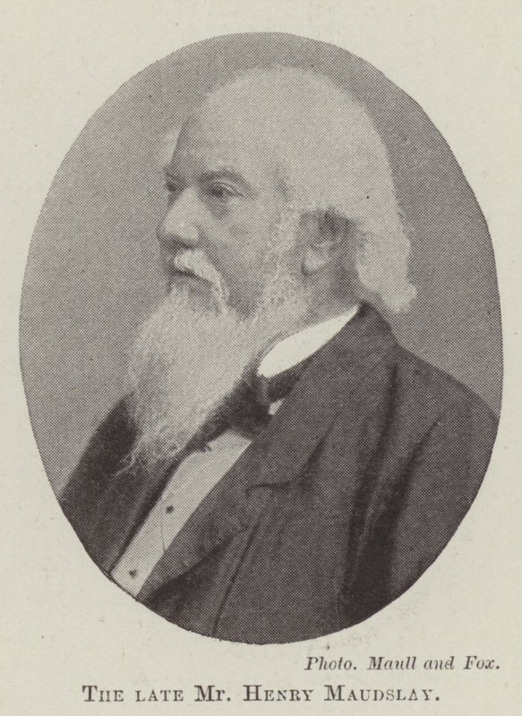 Afdøde hr. Henry Maudslay af English Photographer