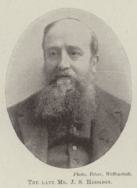 Den afdøde hr. J.S. Hodgson af English Photographer