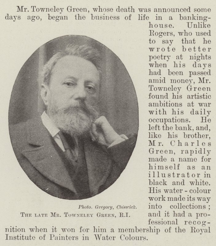 Afdøde Mr Towneley Green, RI af English Photographer