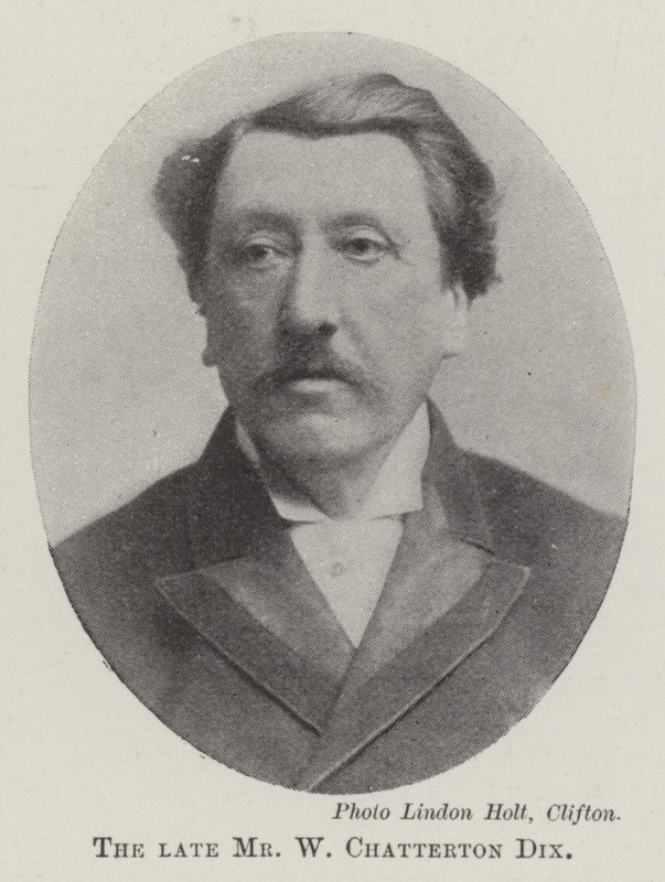 Den afdøde hr. W Chatterton Dix af English Photographer